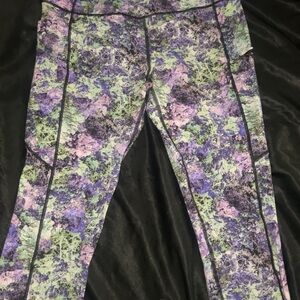 Kids Floral Patterned Leggings